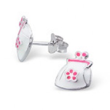 E00158-PK Sterling Silver Purse  Ear rings