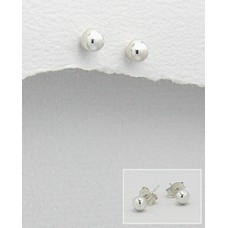 EE0036-SS   Sterling Silver Small Ball Ear rings