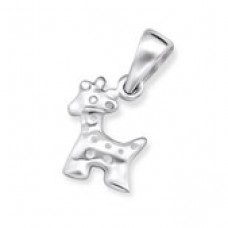 P00554-SS   Sterling Silver giraffe pendant necklace